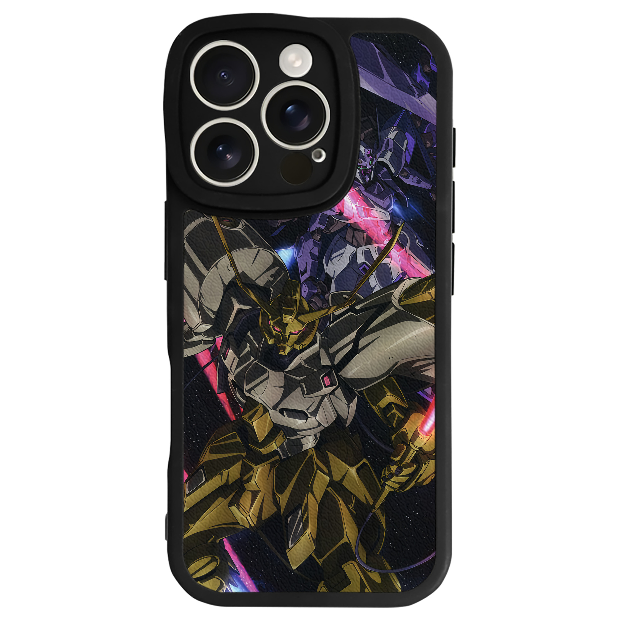 （画像用） 機動戦士ガンダム Mobile Suit Gundam 【iPhone 16シリーズ対応】シリコンスマホケース（レザー調） 材質：シリコン
